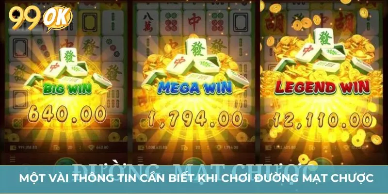 Một vài thông tin cần biết khi chơi Đường Mạt Chược