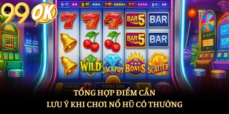 Tổng hợp điểm cần lưu ý khi chơi nổ hũ có thưởng